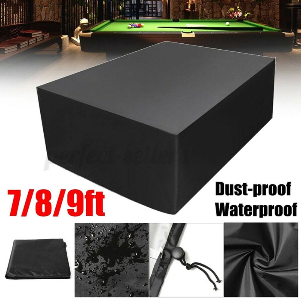 Pool Cover Waterproof - 7/8/9 Feet Bilardo Masası Örtüsü Oxford