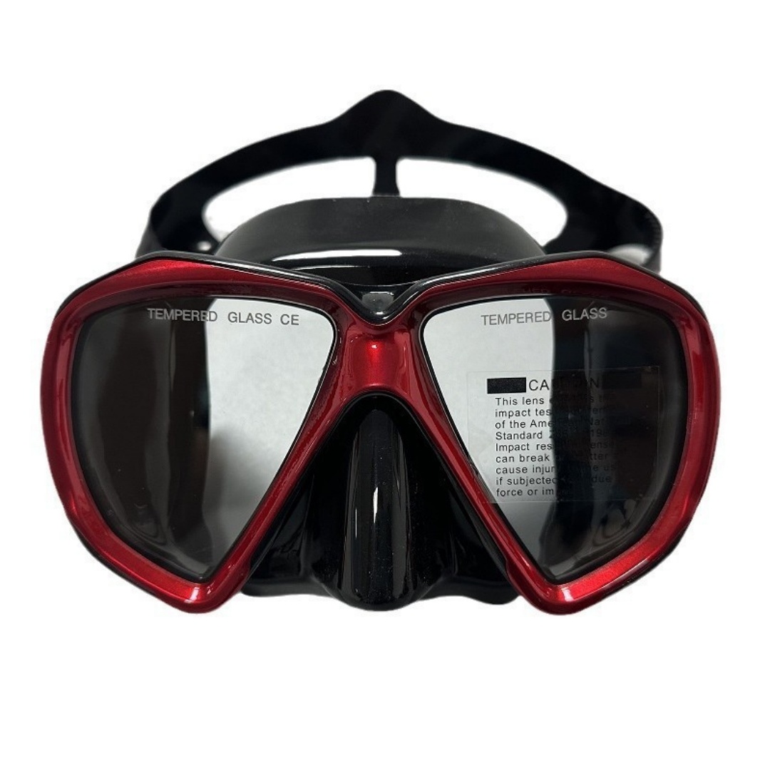 Snorkel Mask Full Face - Büyük Çerçeveli Silikon Dalış Gözlüğü: Tam