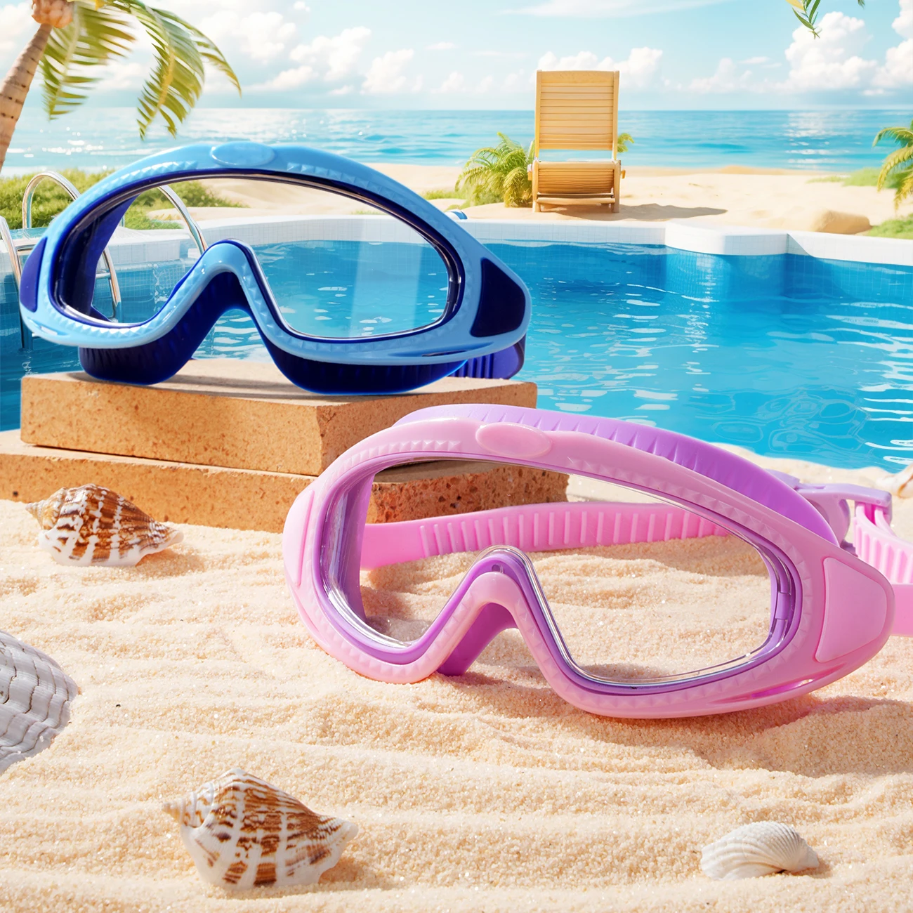 Swim Goggles Anti Fog Uv - Yumuşak Silikon Dolgulu Unisex Yetişkin Yüzme