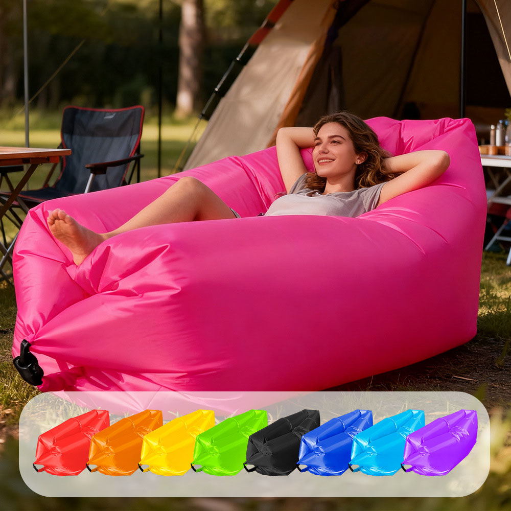 Pool Lounger Inflatable - Çok Renkli, Tek Kişilik, Şişirilebilir, Taşınabilir,