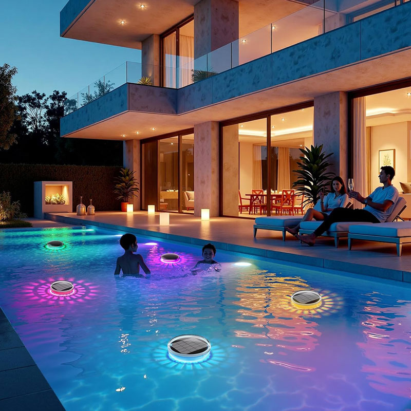 Pool Light Solar Rechargeable - Havuz Işıkları, Güneş Enerjili Şarj Edilebilir