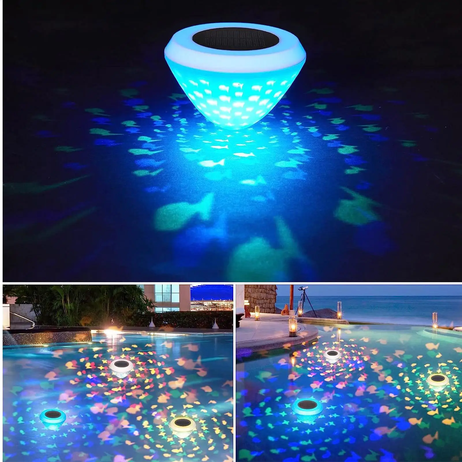 Yüzen Işıklar Su Geçirmez Renk - Pool Light Solar Rechargeable incelemesi ve fiyatı